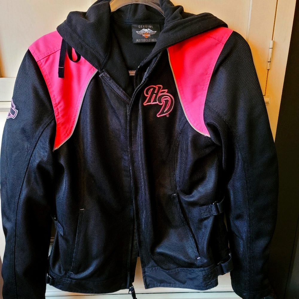 Harley Davidson Biker sweatshirt jacket combo